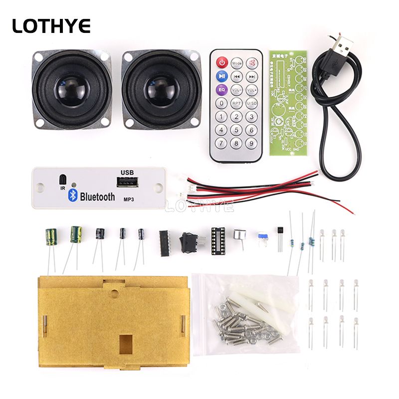 Electronics Project Kit - ミニアンプオーディオ Bluetooth 3W*2 スピーカー製作キット DIY 電子キット