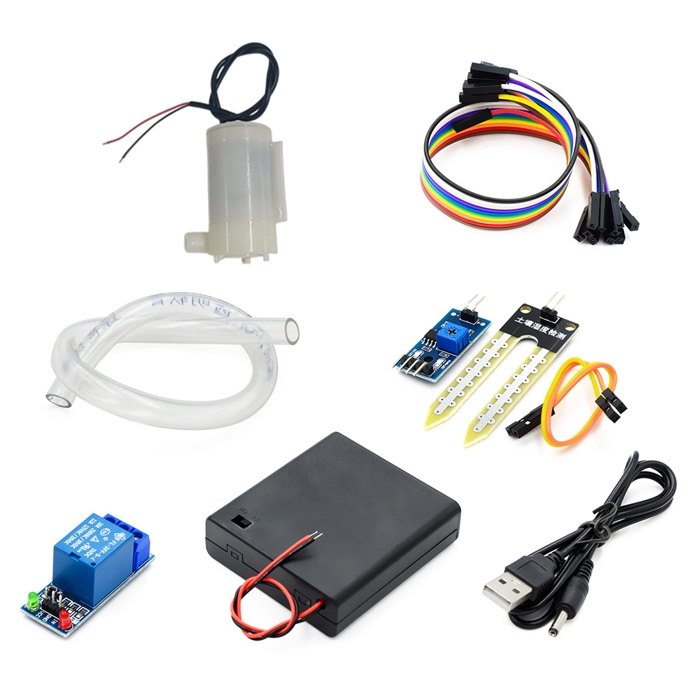Sensor Kit Arduino - 自動灌漑モジュール DIY キット自動灌漑ガーデンキット土壌水分センサーミニウォーターポンプ Arduino 用