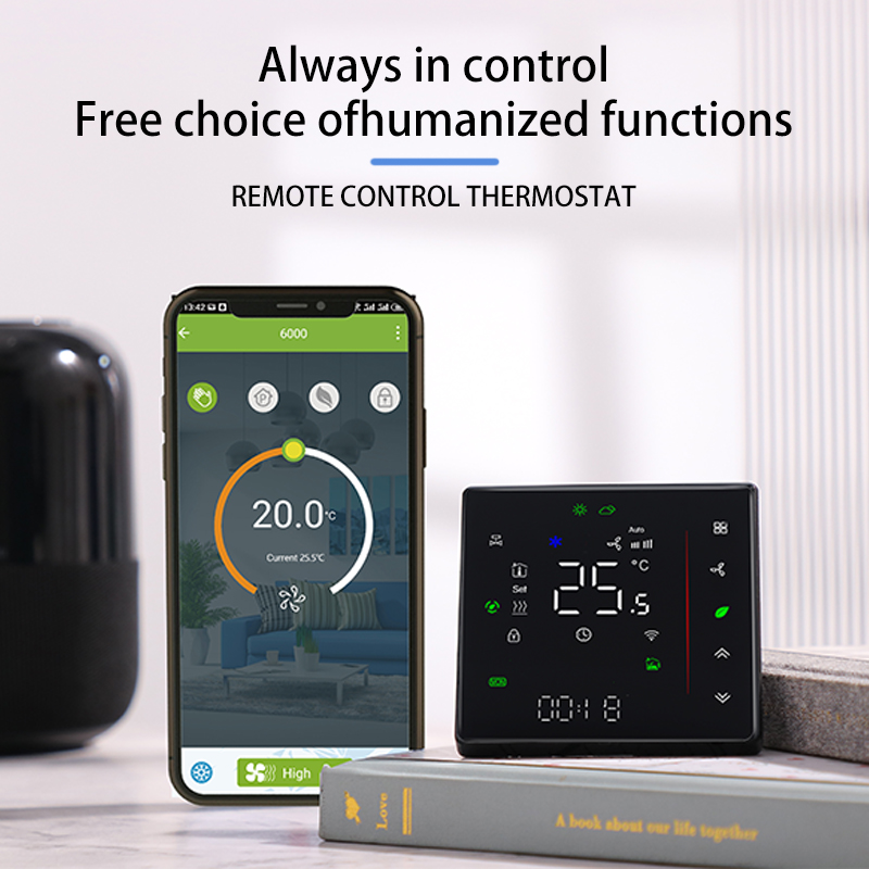 Zigbee-エアコンサーモスタット,家庭用冷却ファン,暖房 - Wifi Thermostat のレビューと価格
