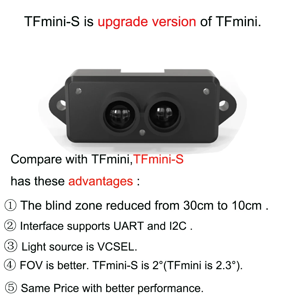 Benewake TFmini-S/TFmini Plus  - Sensor Kit Arduino のレビューと価格