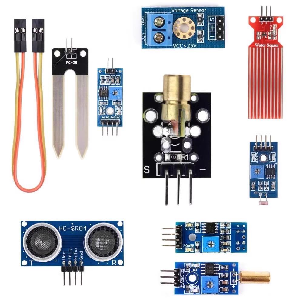 初心者向けラーニングモジュールキット、土壌水分、マイク、感光 - Esp32 Smart Home Kit のレビューと価格