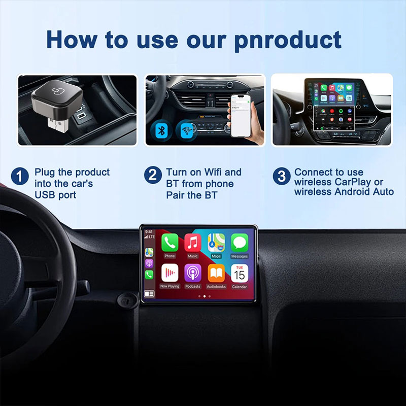 TrolinkTek 新型ワイヤレスCarPlay/Andr - Wifi Smart Plug のレビューと価格