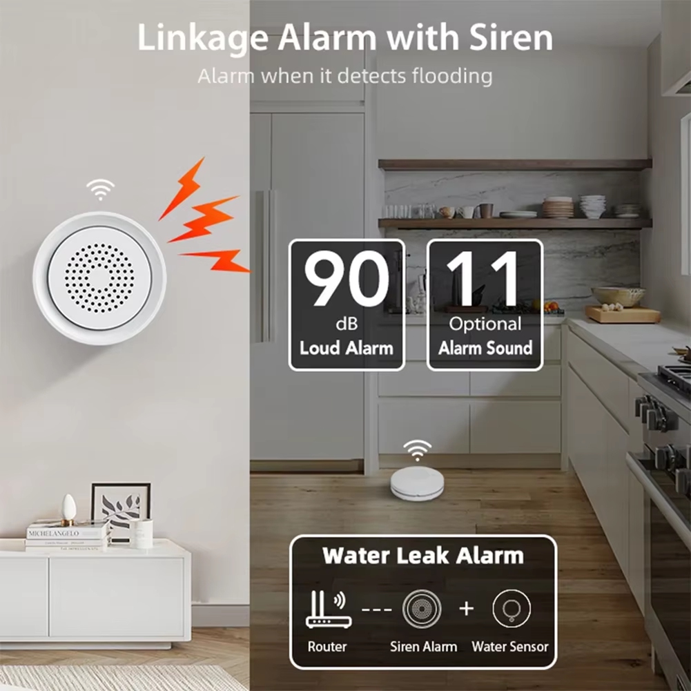 PHILE-ホームオートメーション Wifi 水漏れセンサー - Smart Home Automation Kit のレビューと価格