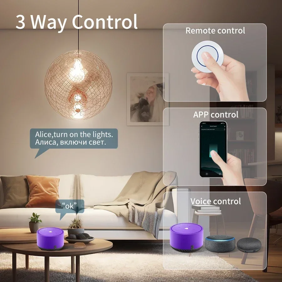 Tuya Wifiスマートスイッチ RF 433MHz ワイ - Smart Light Switch Wifi のレビューと価格