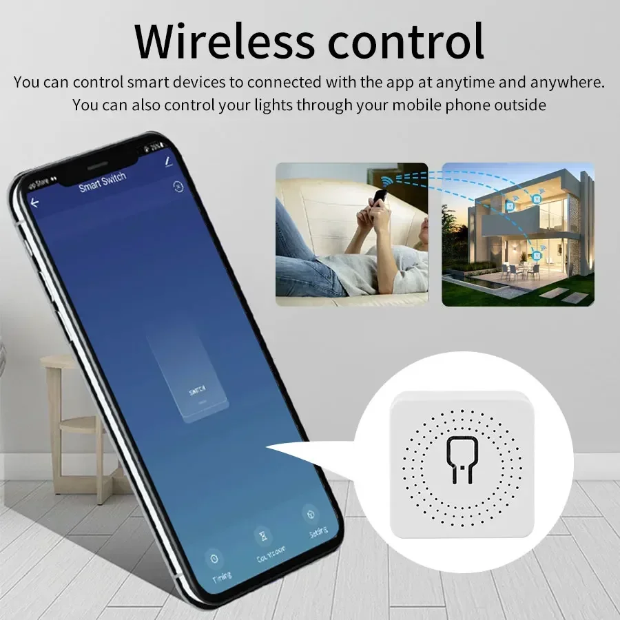 16A 20A スマートWi-Fiワイヤレス照明スイッチ。C - Smart Light Switch Wifi のレビューと価格