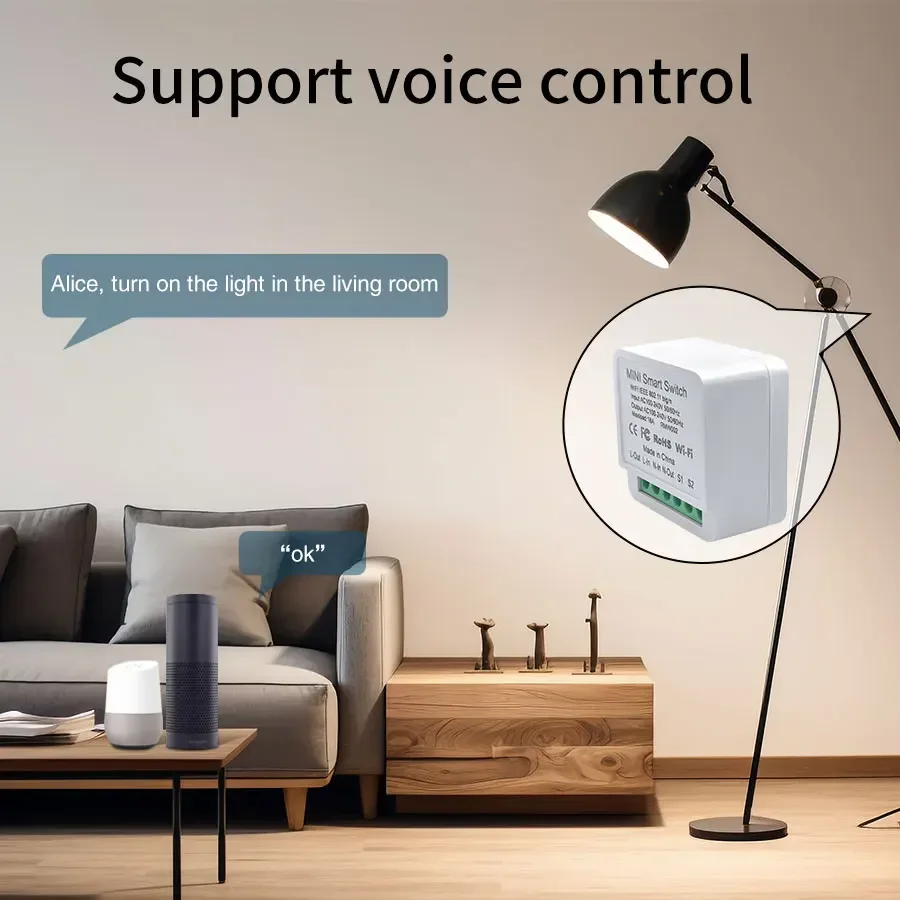 16A 20A スマートWi-Fiワイヤレス照明スイッチ。C - Smart Light Switch Wifi のレビューと価格