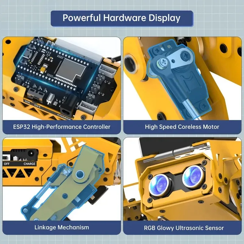 Hiwonder MechDog AIロボット犬、ESP32 - Sensor Kit Arduino のレビューと価格
