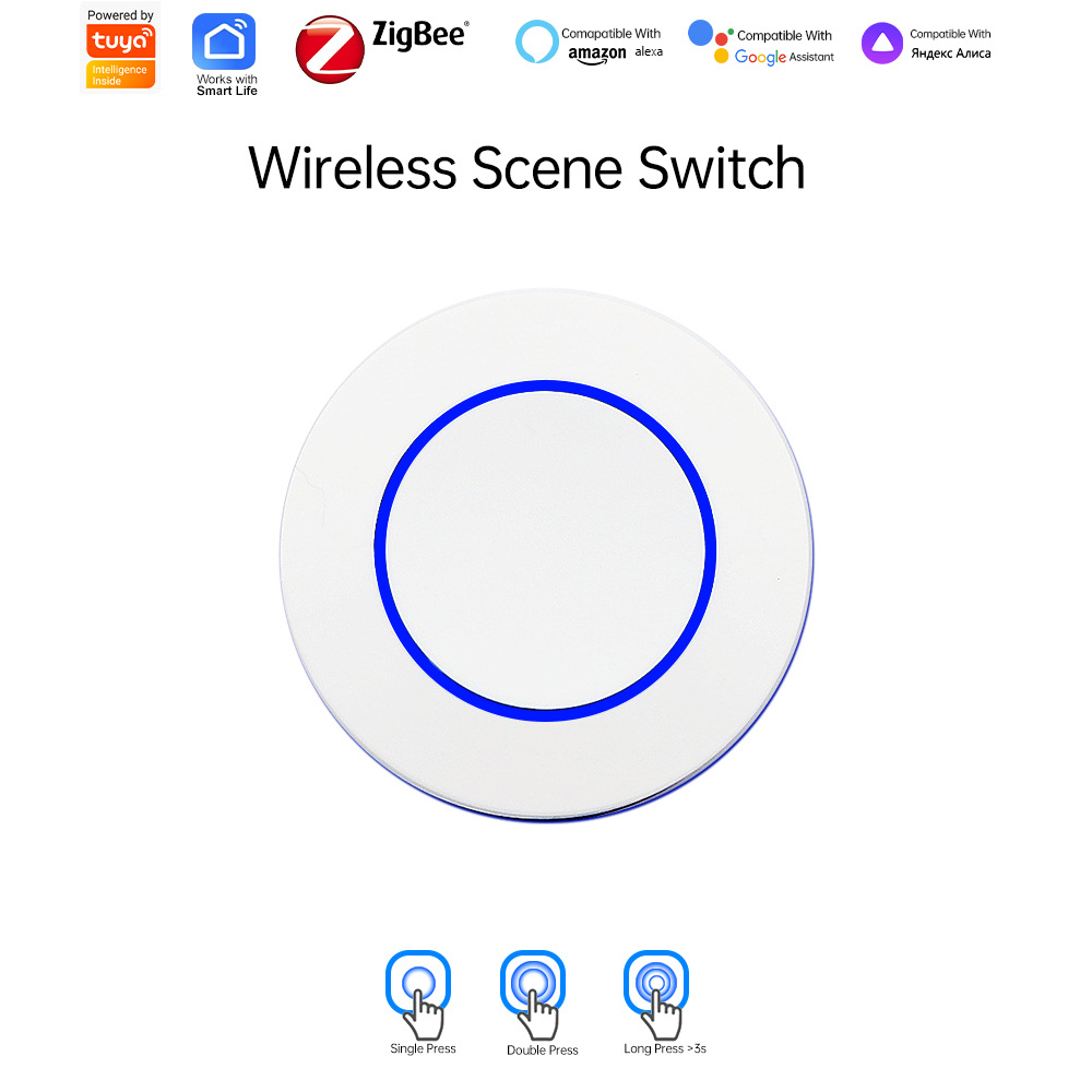 プッシュボタン式ワイヤレススマートシーンスイッチコントローラ - Smart Home Automation Kit のレビューと価格