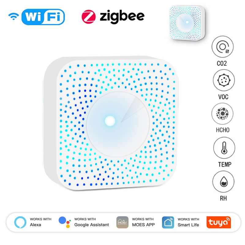 Tuya ZigBee/WiFi 空気質検出器 PM2.5  - Wifi Thermostat のレビューと価格